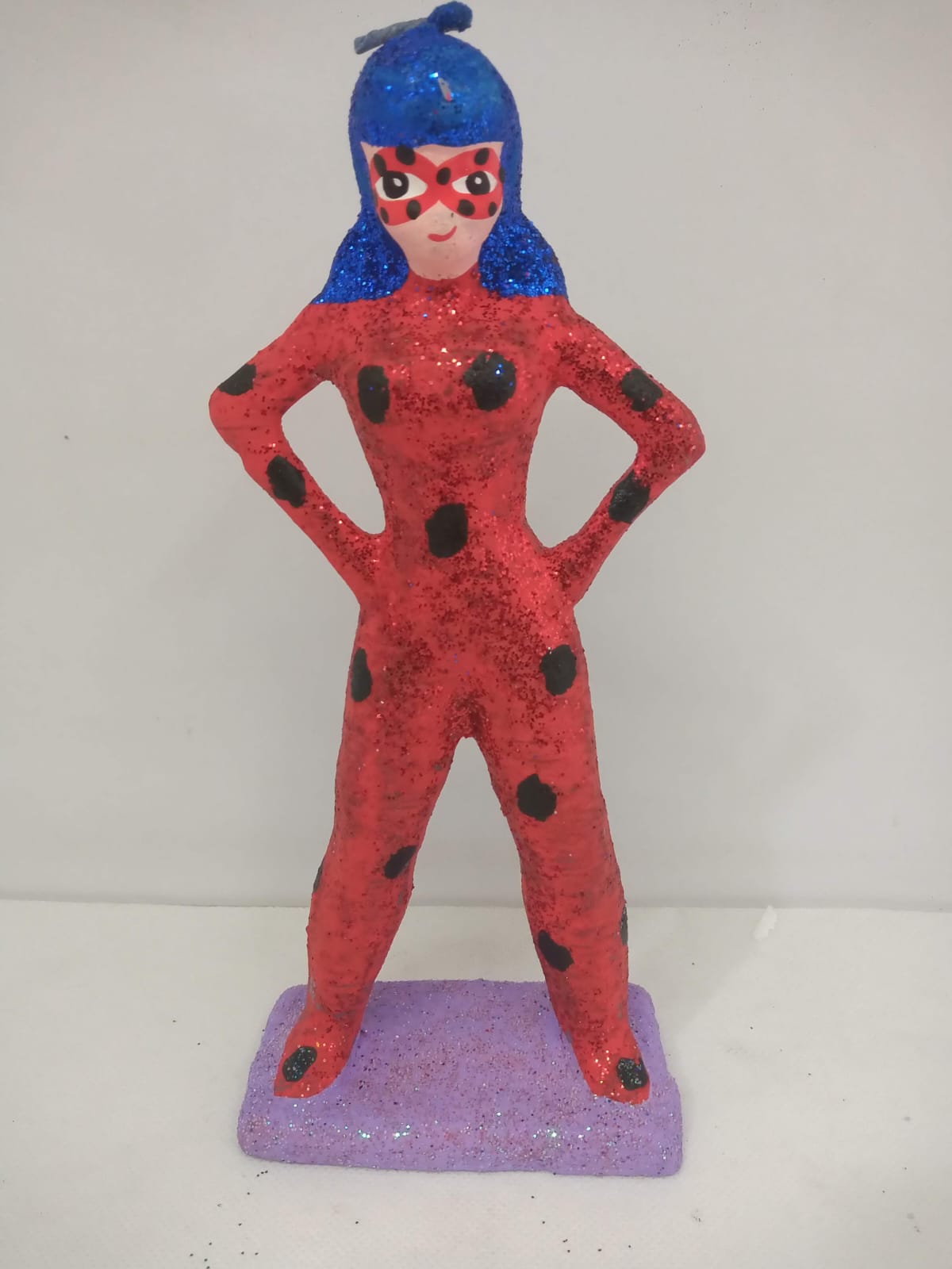 Ladybug/Vela pastelera de cera
