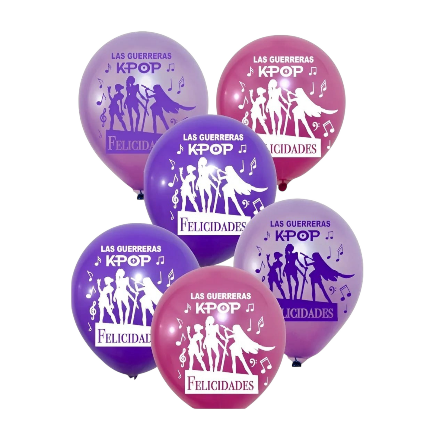 Globo Impreso de latex Guerreras K-POP