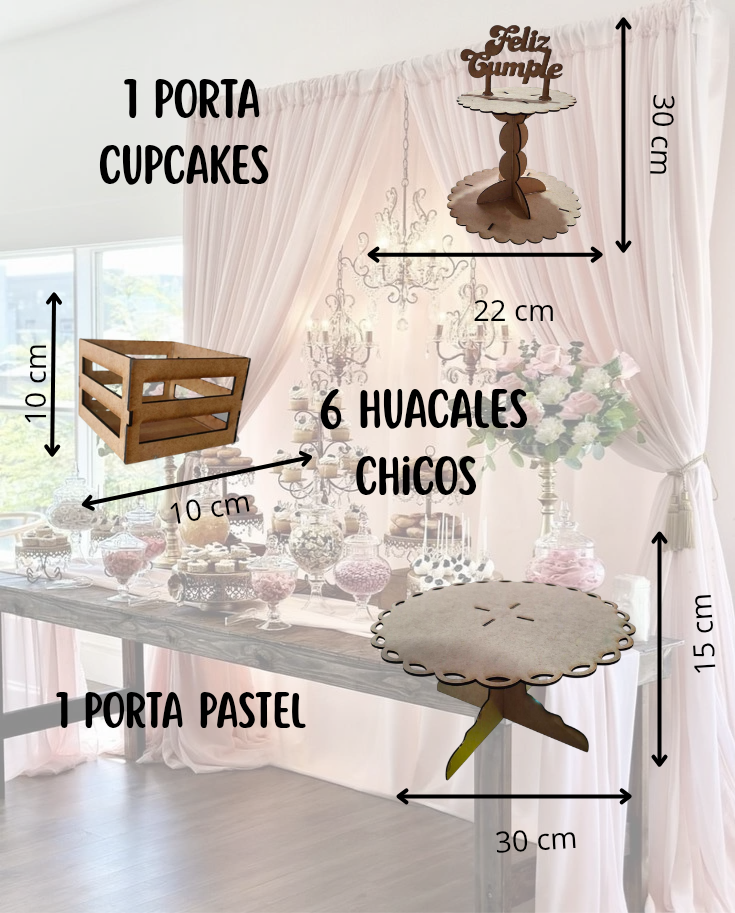 Artículos para mesa de dulces