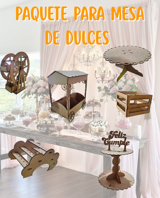 Artículos para mesa de dulces