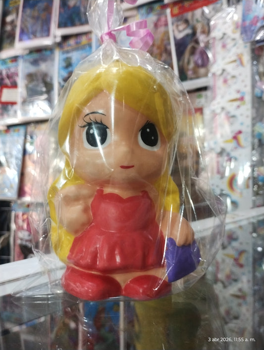 Barbie/Vela pastelera de cera