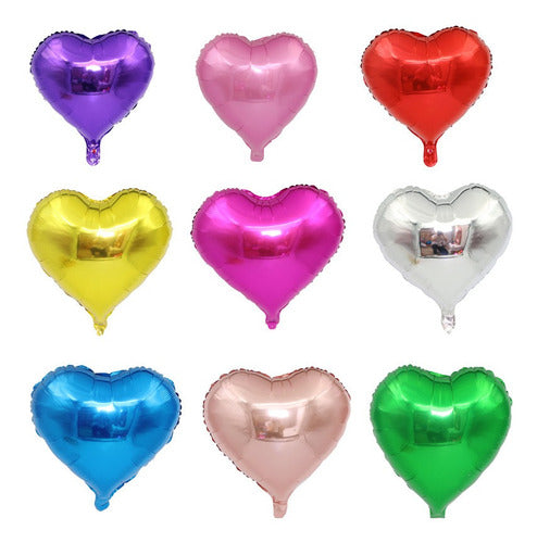 Globo metalico de Corazón