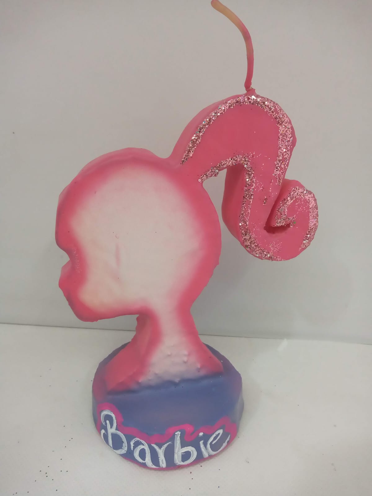 Barbie/Vela pastelera de cera