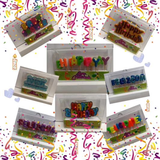 Vela Feliz cumpleaños para pastel