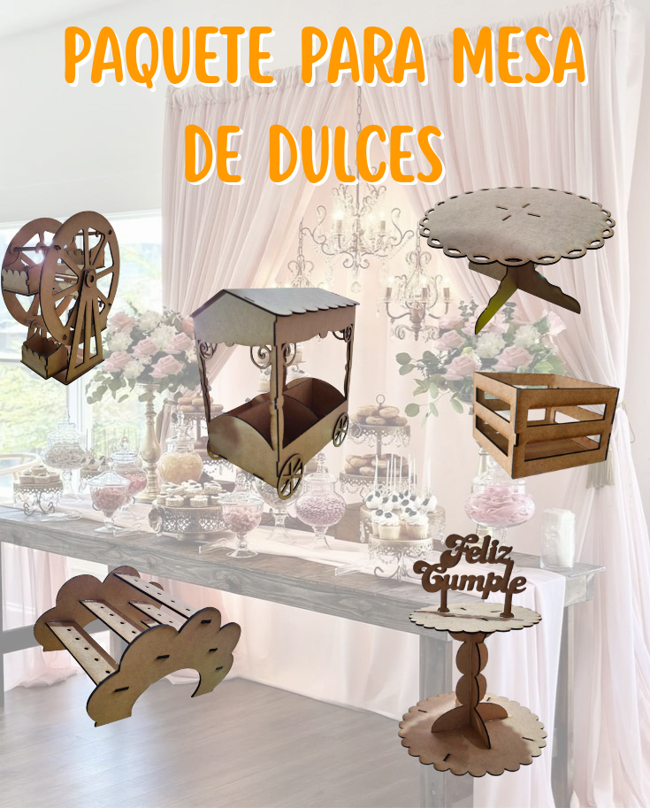 Artículos para mesa de dulces